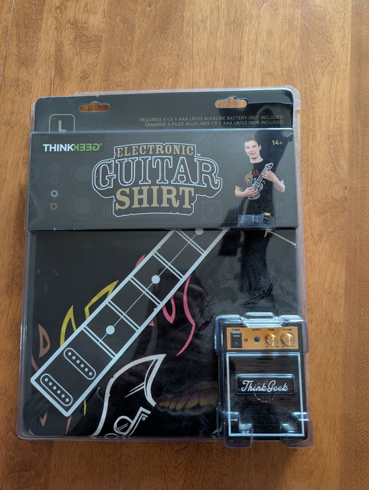 Electric guitar shirt New in package