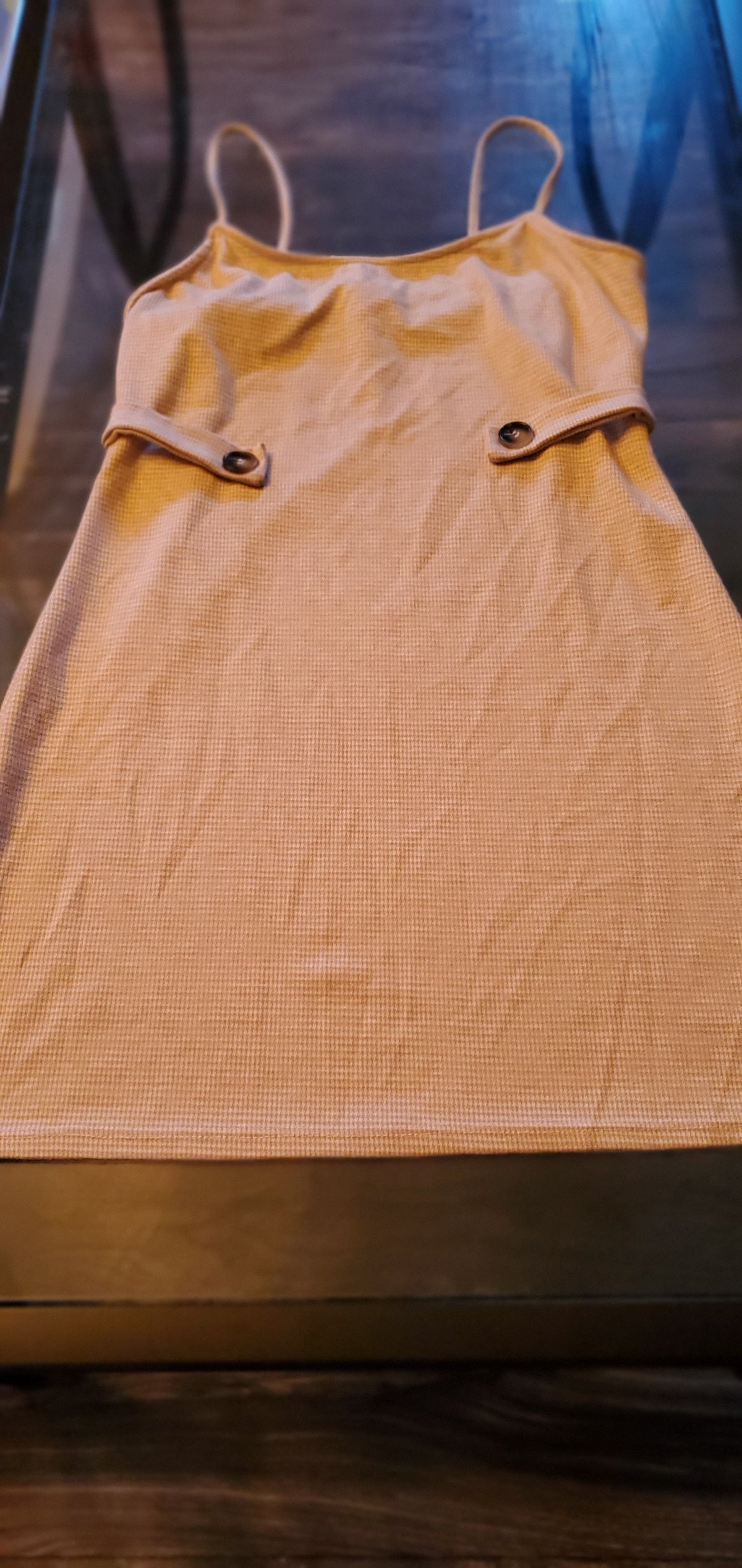 Tan checked dress Rue 21 - size Women - L (12/14)