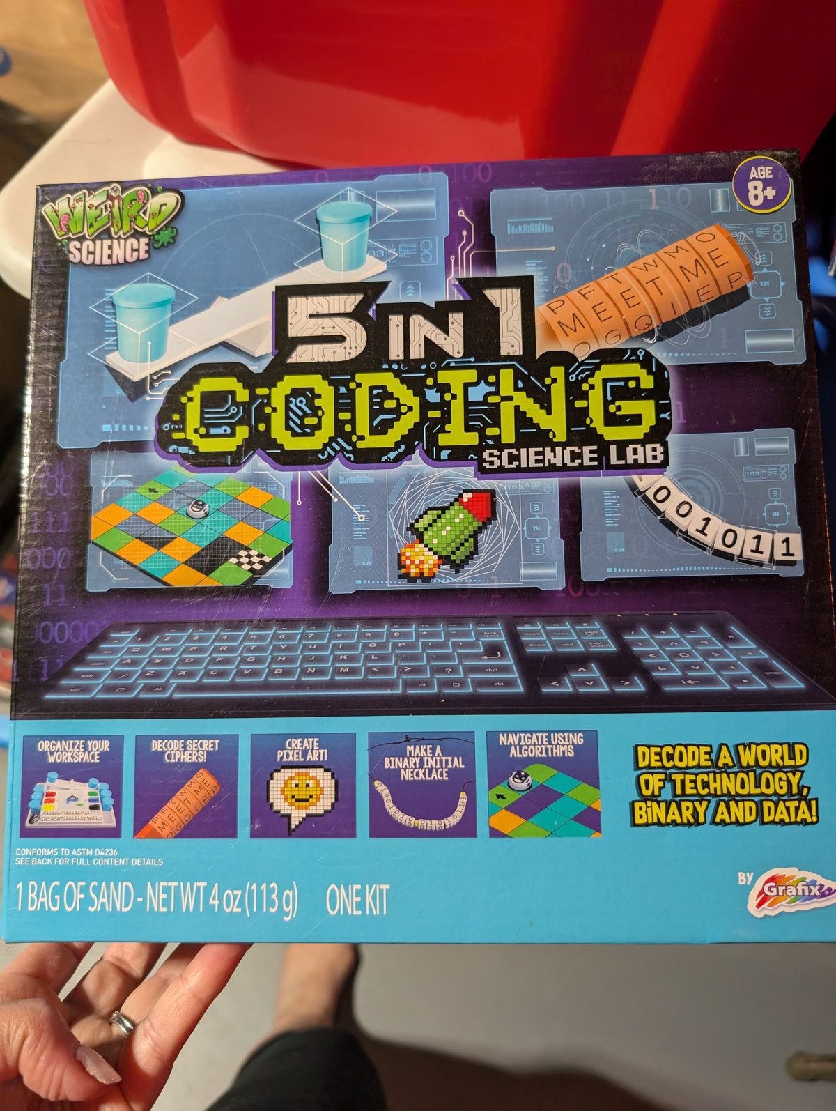5 in 1 coding game Science lab