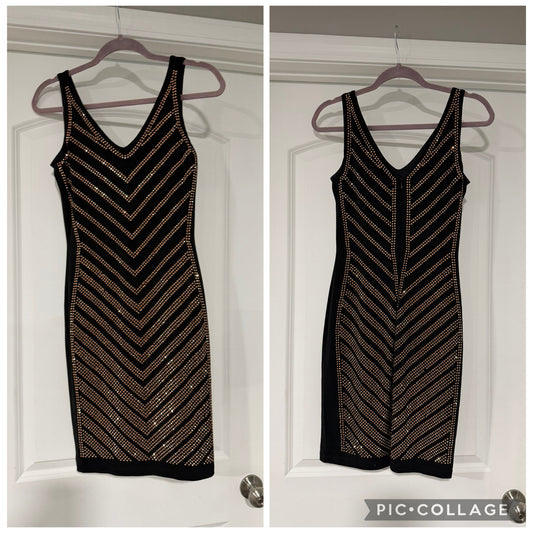 Petit small Carmen Dress Black w/ gold - size Women - S (4/6)