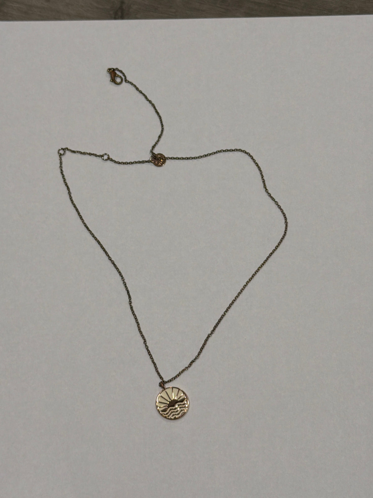 Rose gold Sunrise necklace