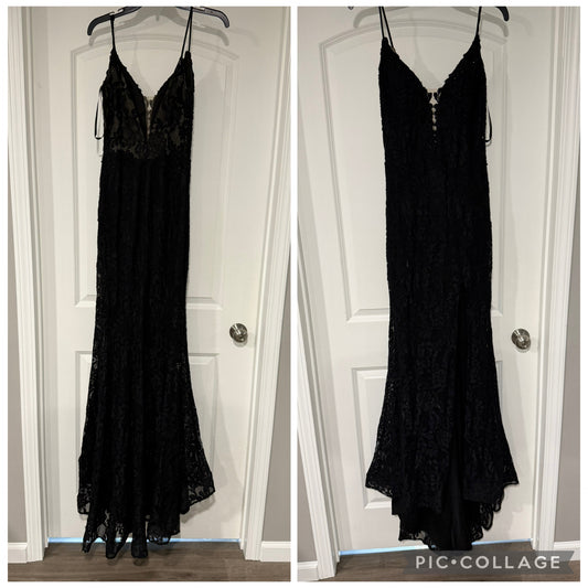 The Secret Dress Black Lacey long dress - size Women - S (4/6)