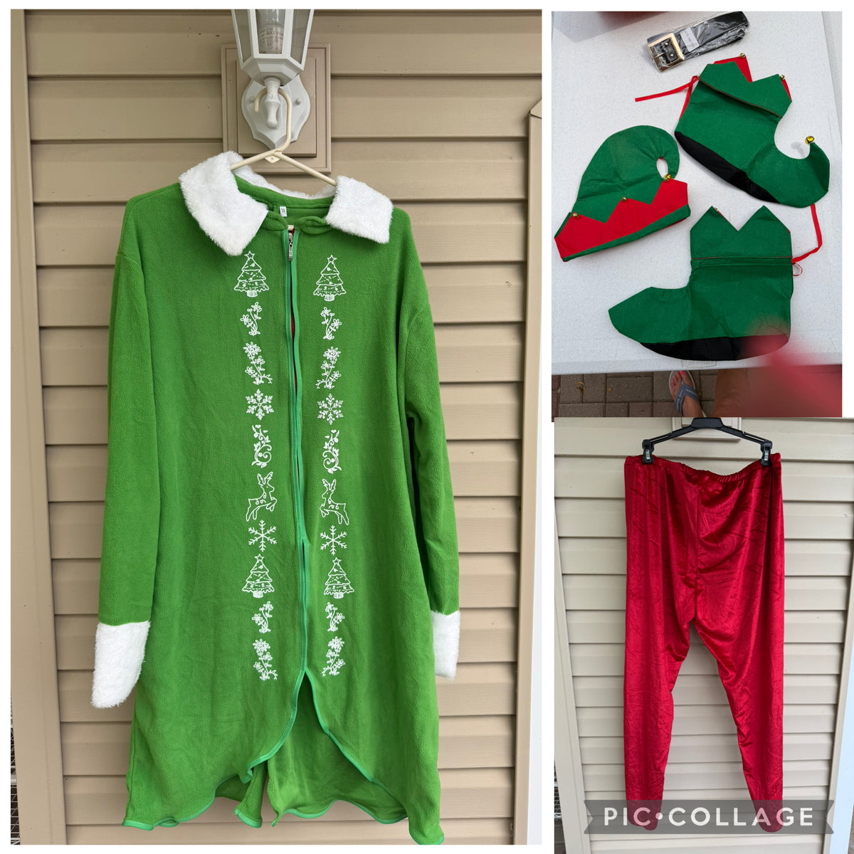 XL Elf Costume NEW 6piece