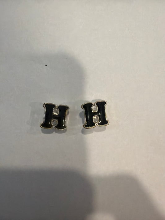 H earrings