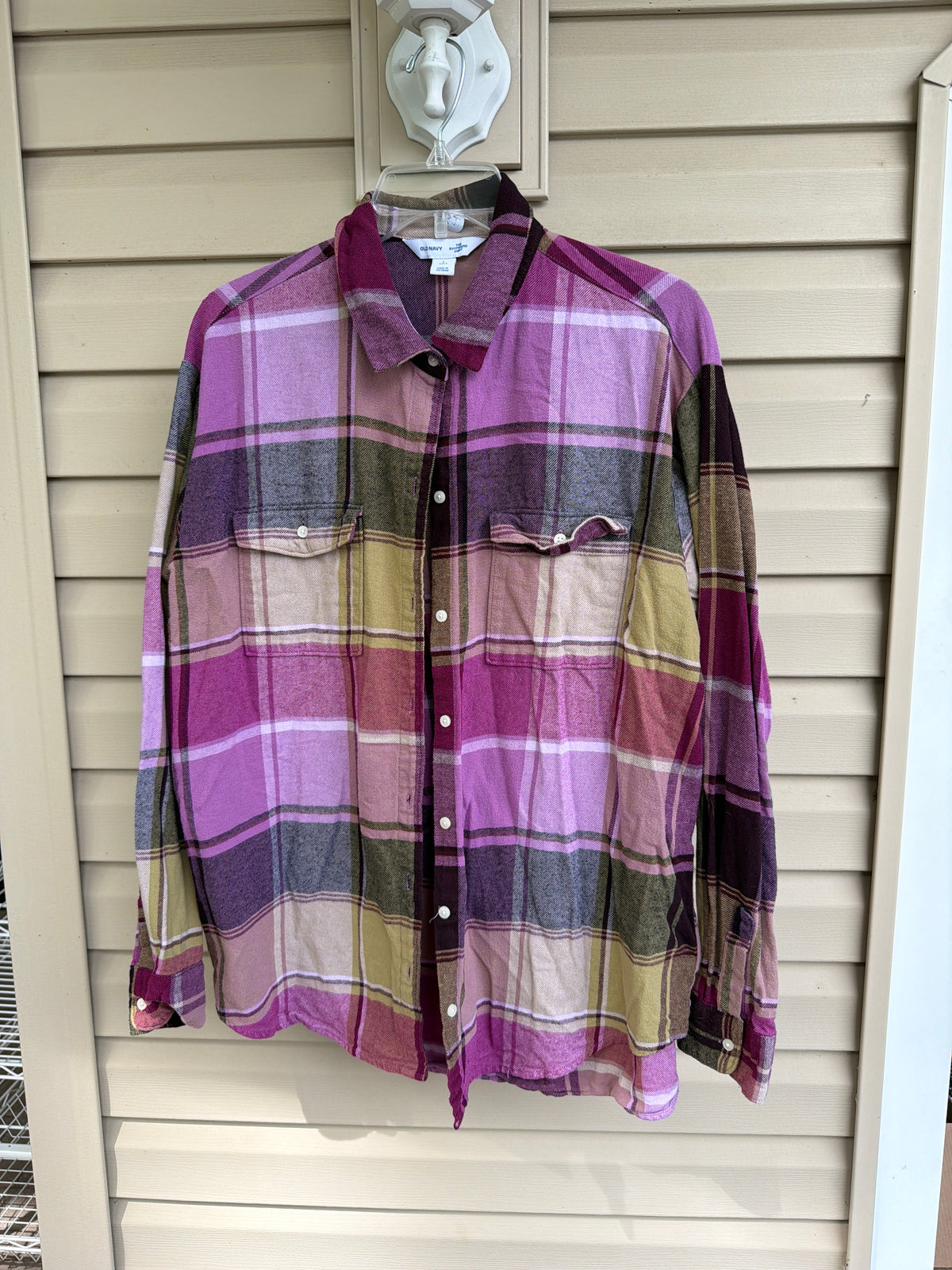 Old Navy L tall Flannel - size Women - L (12/14)