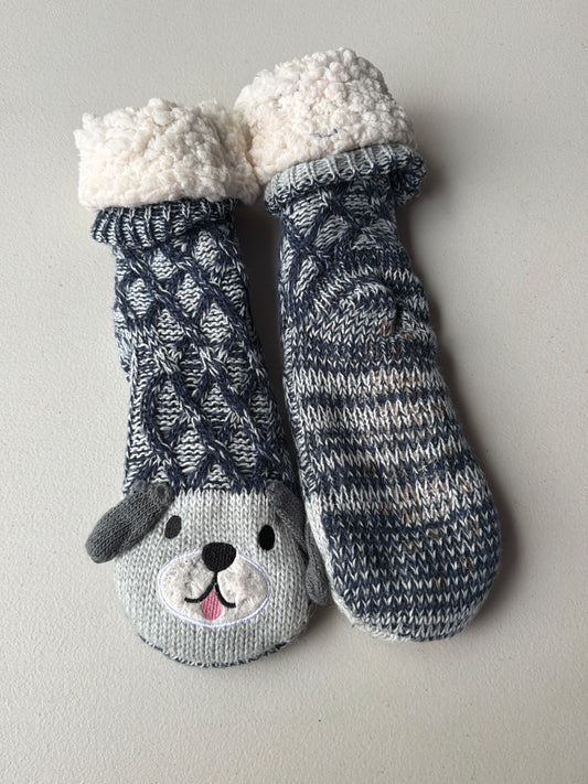 New dog blue Fluffy socks
