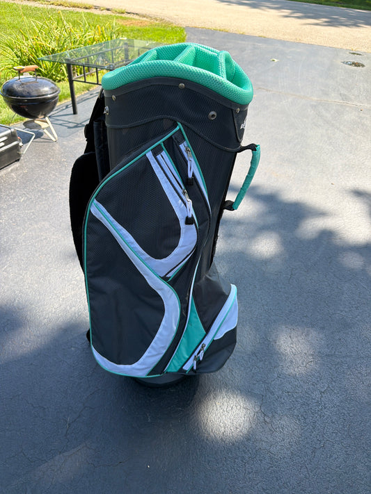 NEW golf bag Green and Gray