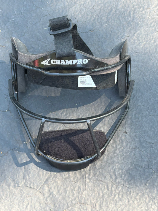 Softball face mask Black