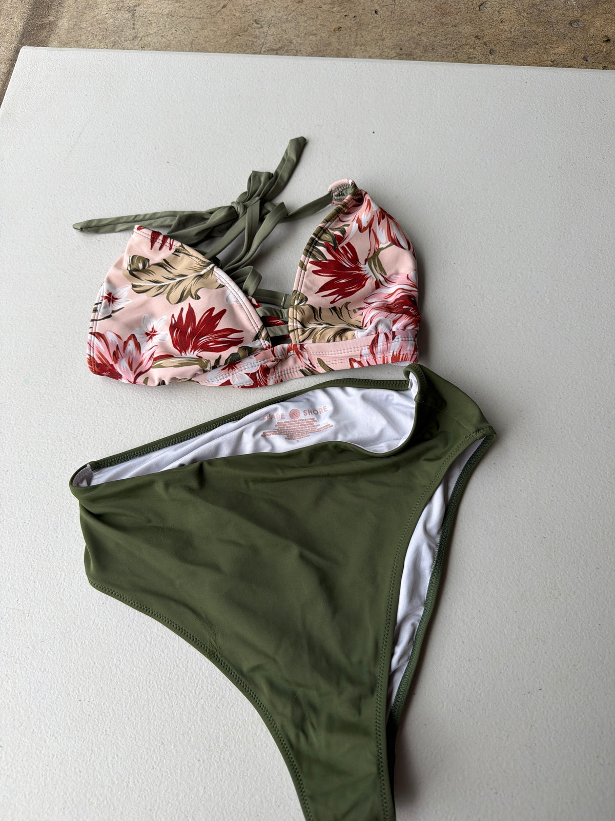 2 piece swimsuit Green - size Women - S (4/6)