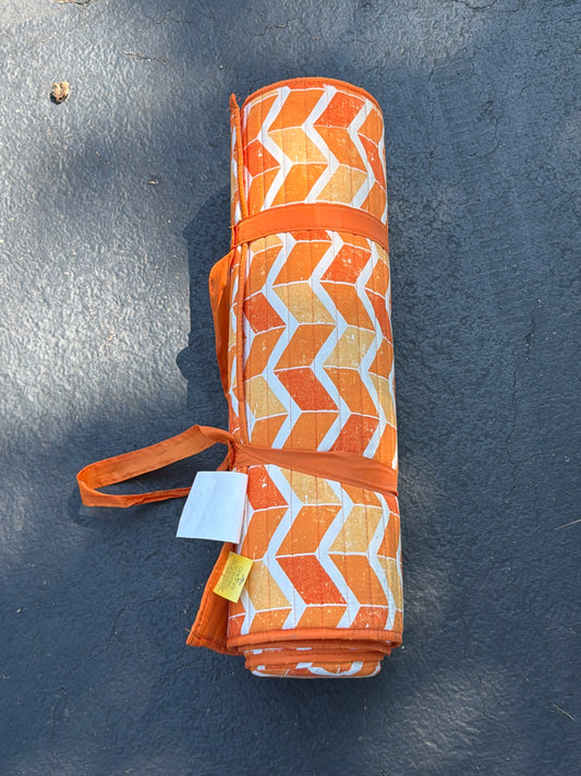 Orange beach padded Mat NEW
