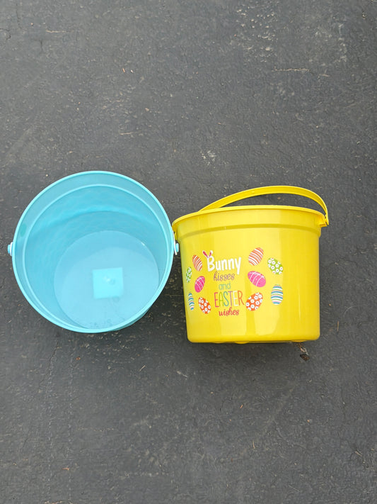 2 plastic Easter Baskets