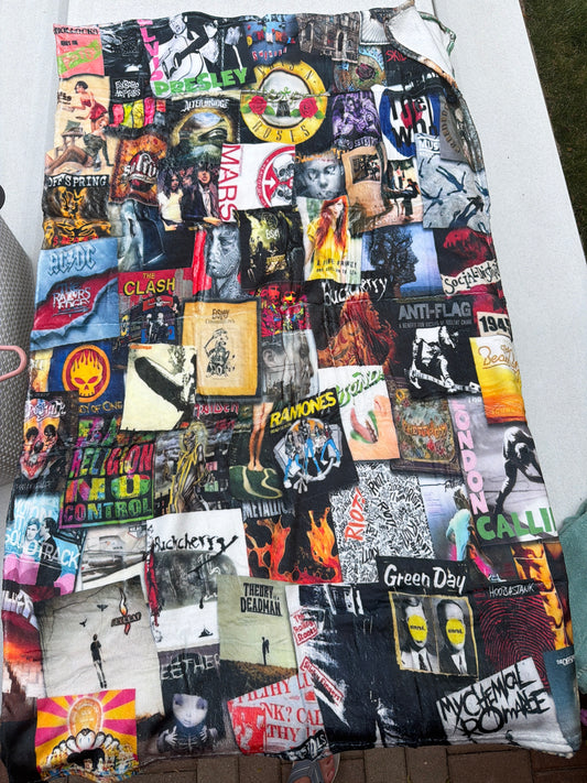 Rock band blanket NEW