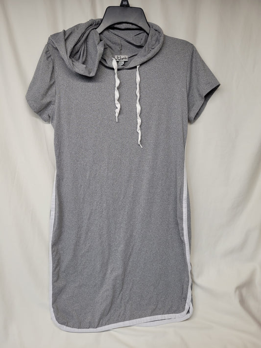 J for Justify grey knit hooded athletic dress - size Junior - L (11/13)