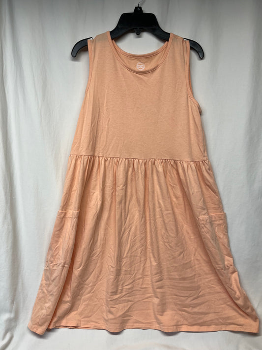 Wonder Nation peach tank sundress w/ hip pockets - size Youth - 18 (XXL)