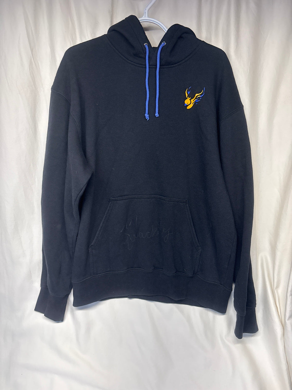 Five Hills signed hoodie Quackity - yellow duck
