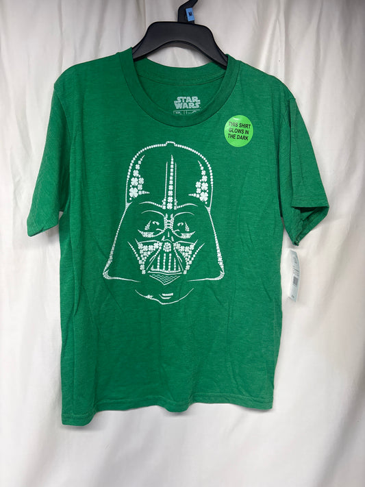 NEW - green Star Wars Darth Vader shamrock St. - size Youth - 10 (L)
