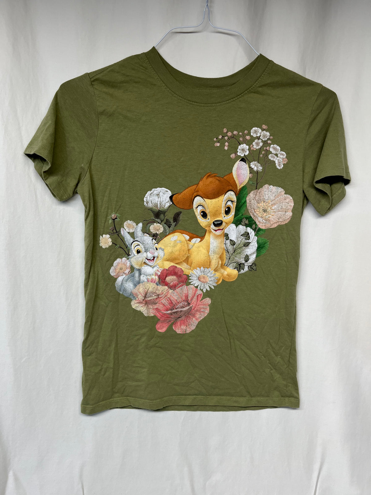 Disney green Bambi tee w/ Thumper - size Junior - XS (0/1)
