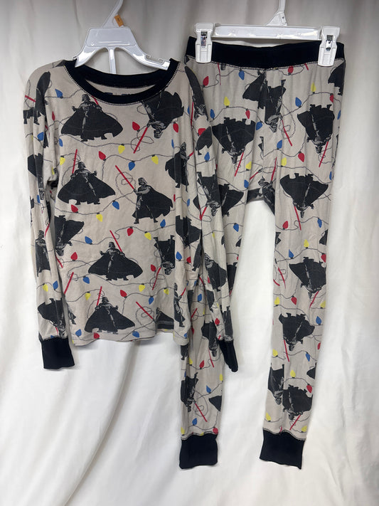 Gap Star Wars 2pc PJ set grey w/ Darth Vader Cmas - size Youth - 14 (XL)