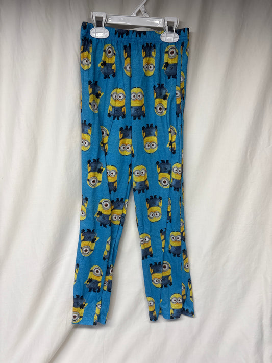 Minions blue PJ pants - size Youth - 8 (M)