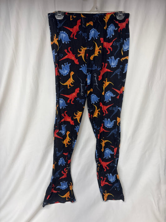 Children's Place black dino PJ pants - red blue - size Youth - 14 (XL)