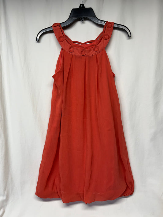 Hype Girls coral trapeze dress w/ swirl detail on - size Youth - 16 (XL)