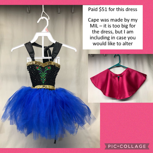 Custom made Etsy Frozen Anna tutu size 9-24 mo - size Month - 9-12 / 12M