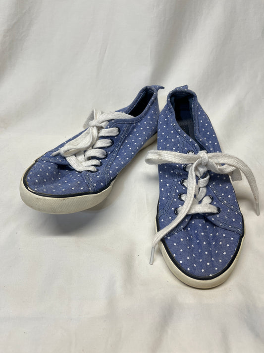 Tommy Hilfiger blue w/ white stars canvas shoe - size Shoes - Kids 3