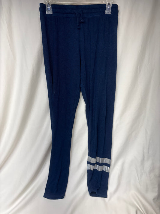 Inspired Hearts navy PJ pants w/ silver stripe - size Youth - 16 (XL)