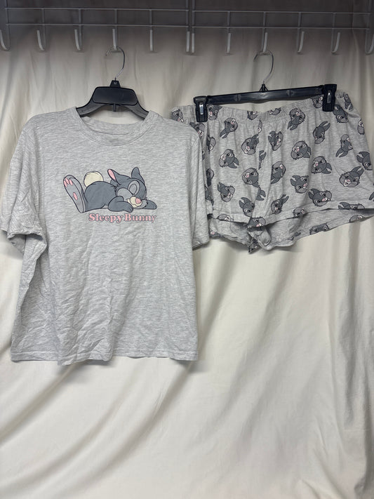 Disney Bambi Thumper Sleepy Bunny 2pc PJ set - size Women - 1X (16/18W)