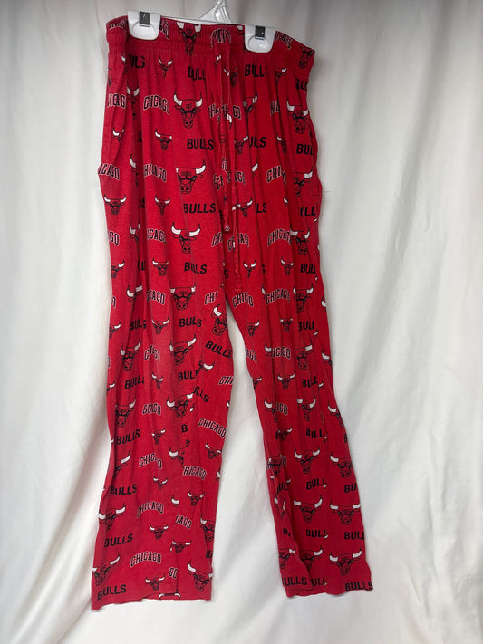 Chicago Bulls red PJ pants - size Teen/Men - M (32-34)