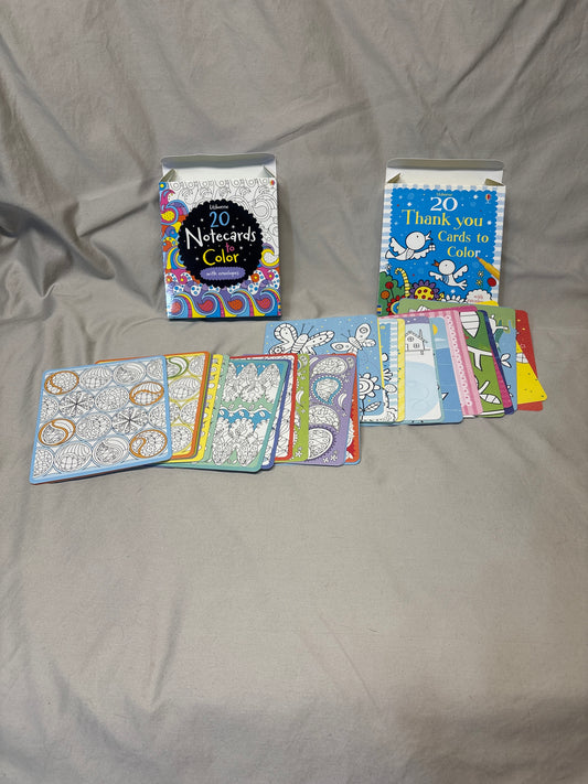 Usborne Notecards & Thank You cards - 16 ea