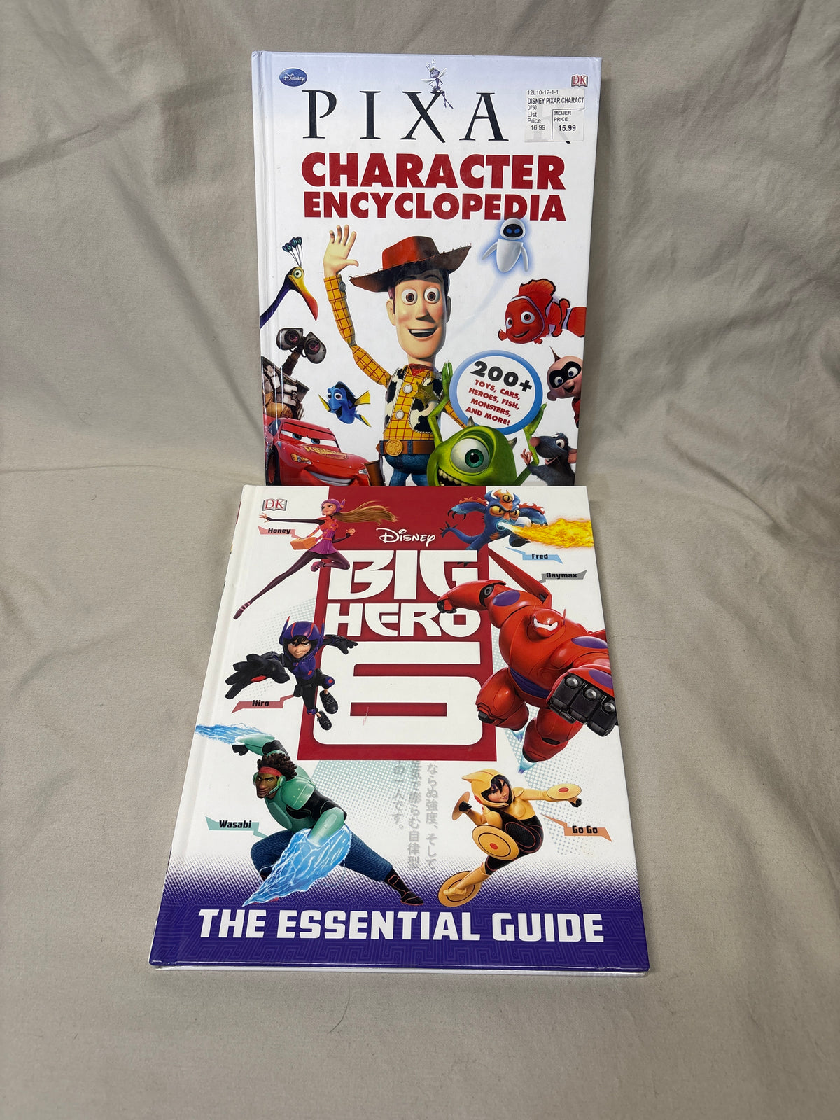 2 Disney Pixar Character Encyclopedias - general