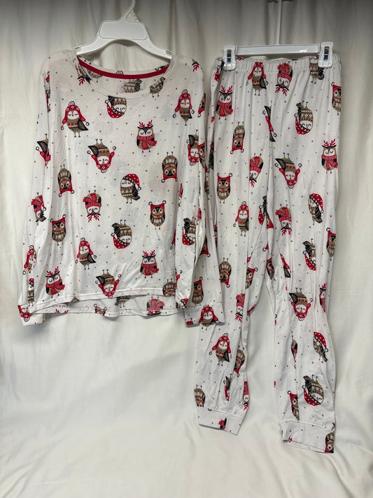 Secret Treasures 2pc owl PJs or base layer set - size Women - S (4/6)