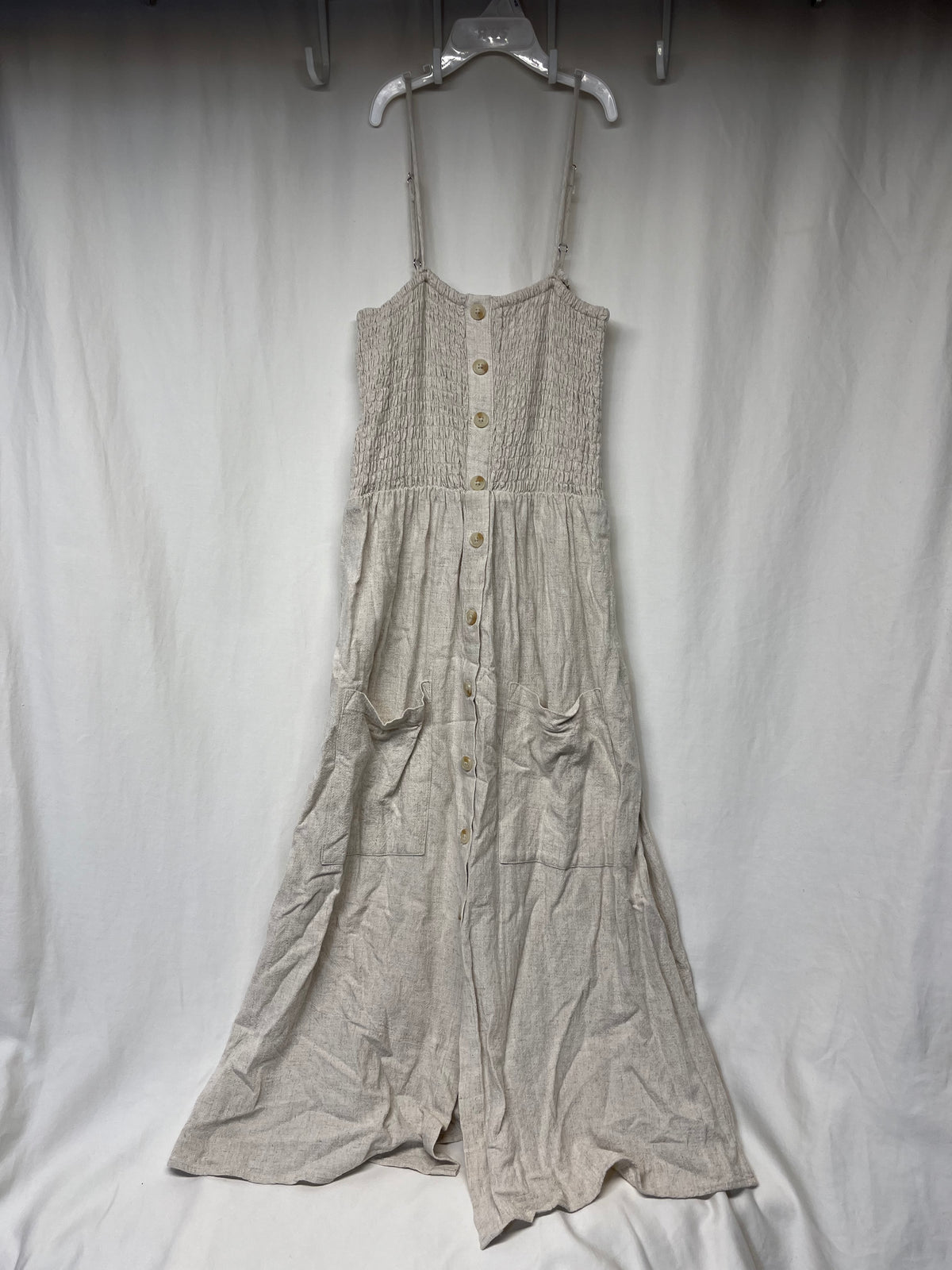 One <3 Clothing stone color linen sundress - size Women - M (8/10)