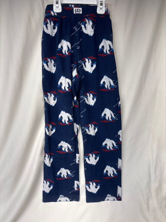 Gap navy Abomidable Snowman skiing PJ pants - size Youth - 14 (XL)