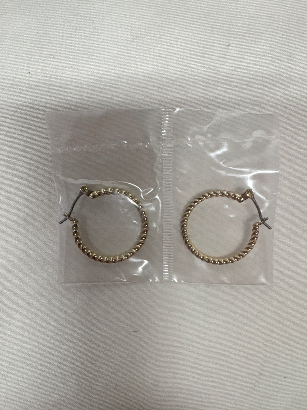 Avon NEW gold hoop earrings