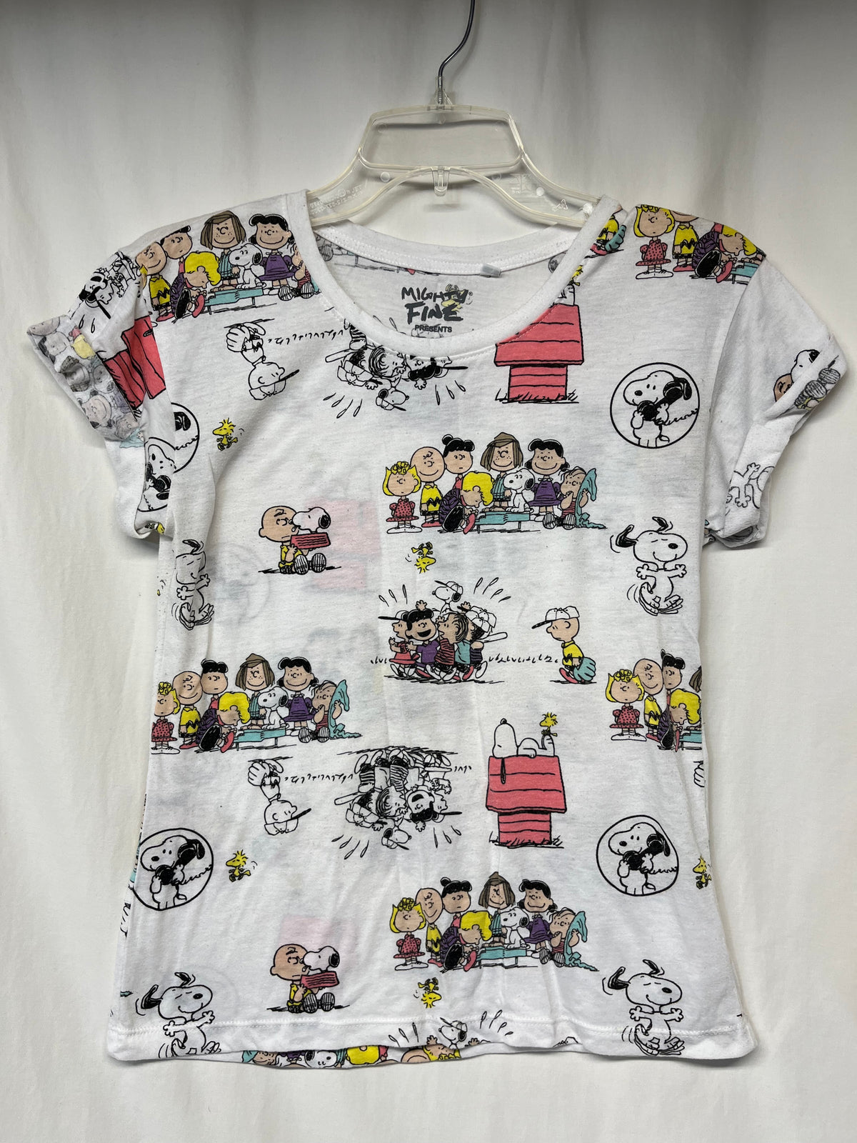 Mighty Fine white Peanuts Snoopy tee - size Women - S (4/6)