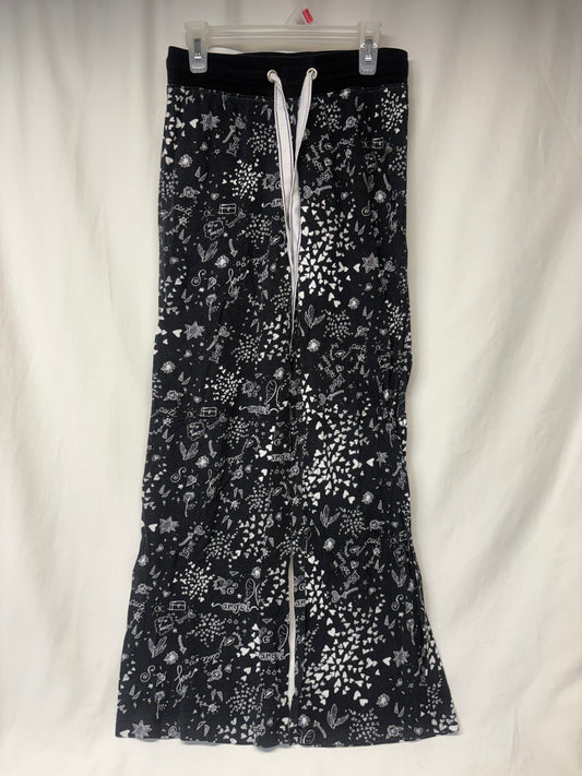SO black knit PJ pant II black w/ hearts love - size Women - XS (0/2)