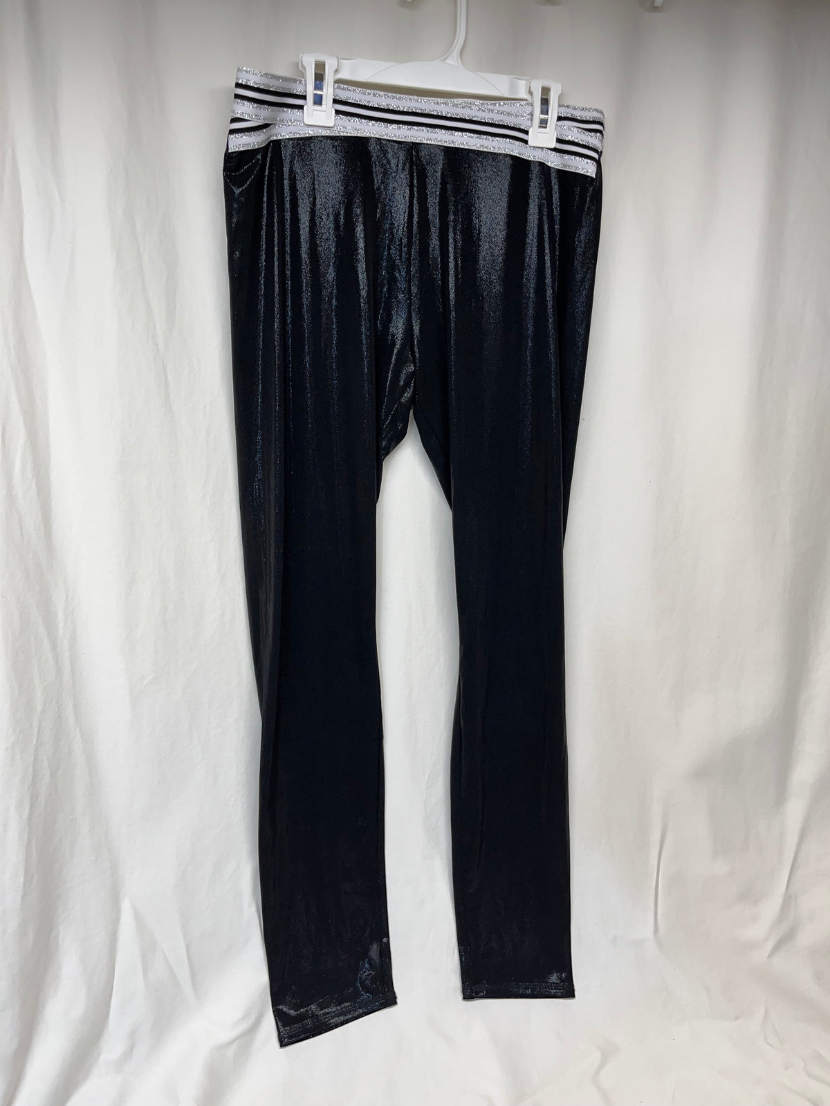 More than Magic shiny black leggings w/ - size Youth - 18 (XXL)