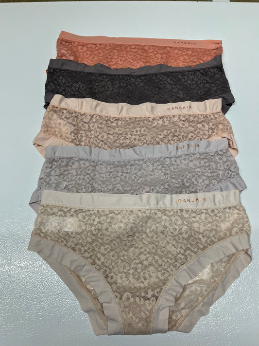 Danskin - 5 pair lace underwear - size Women - S (4/6)