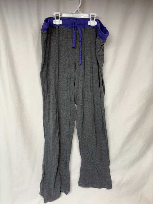 Munki Munki grey PJ pants w/ purple waist - size Women - M (8/10)
