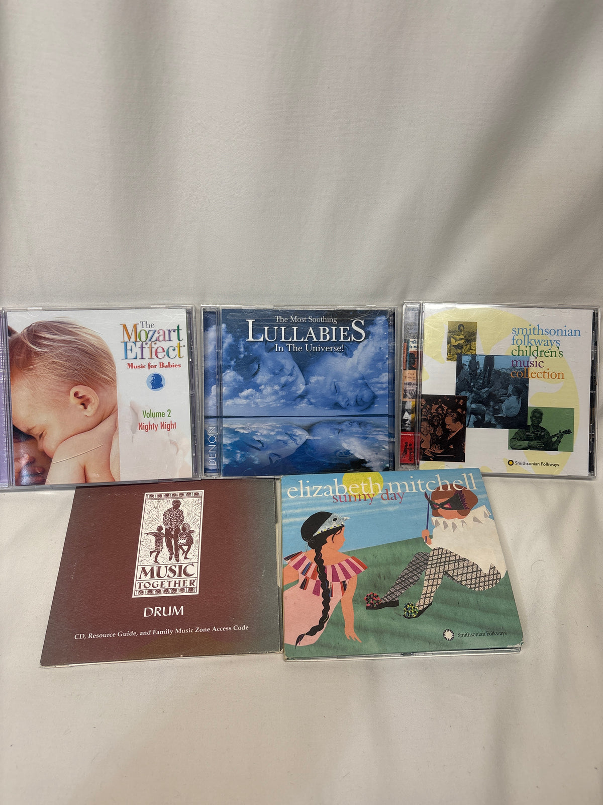 5 CDs - lullabies & children's music- Mozart