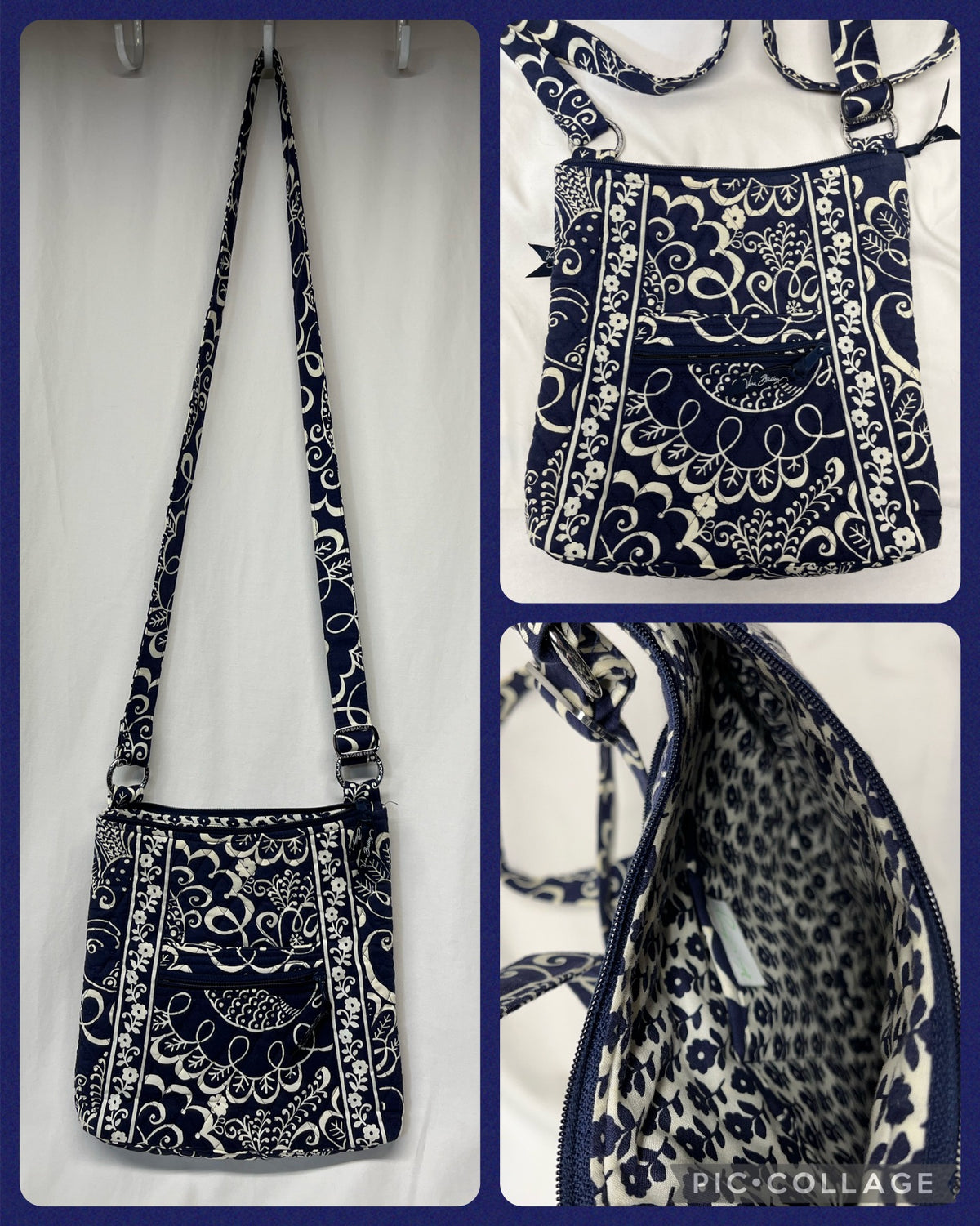Vera Bradley crossbody purse - Twirly Birds