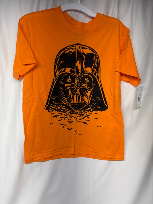 NEW - orange Star Wars Darth Vader Halloween - size Youth - 8 (M)