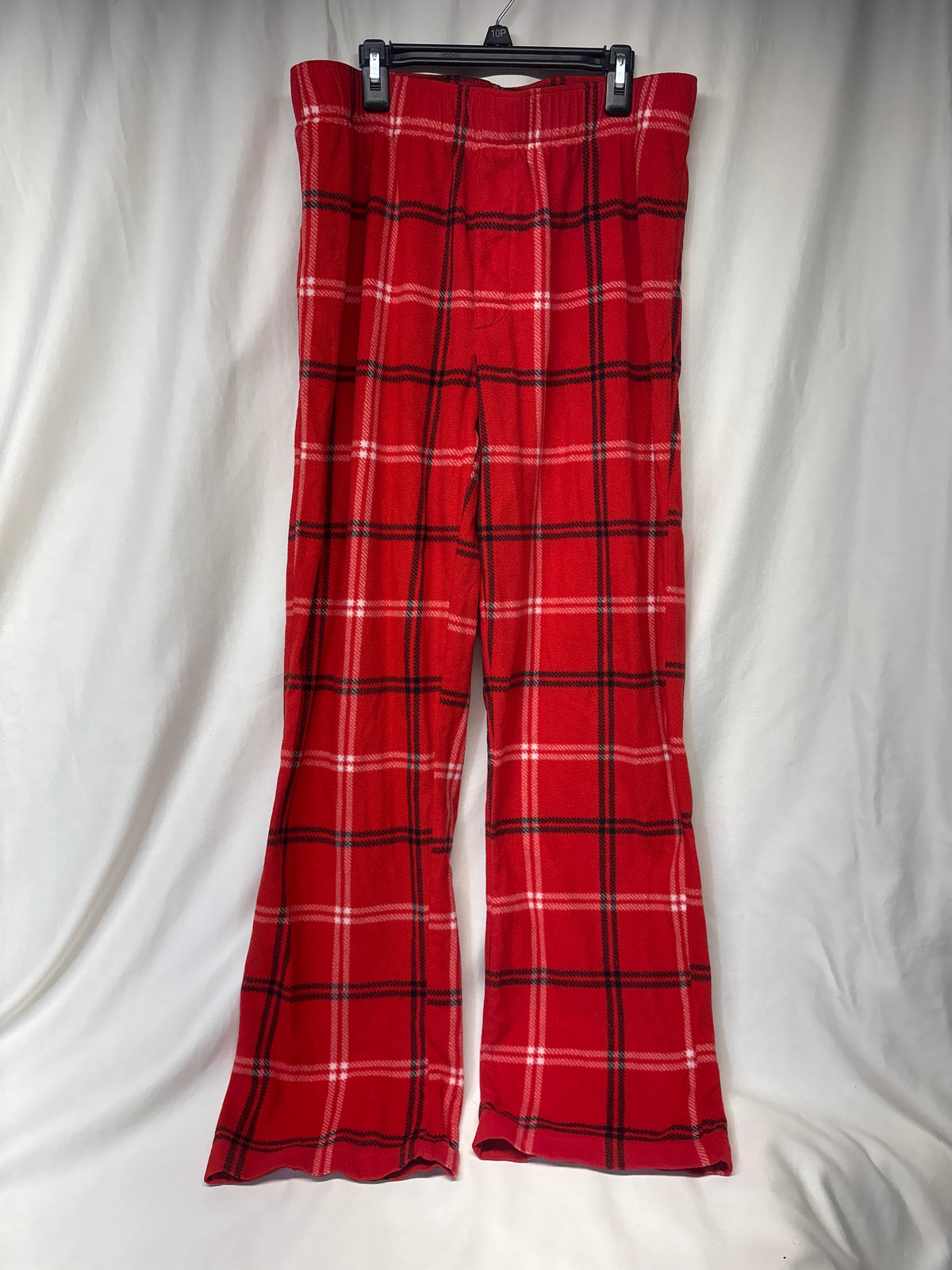 Wondershop red plaid fleece PJ pants - size Teen/Men - M (32-34)