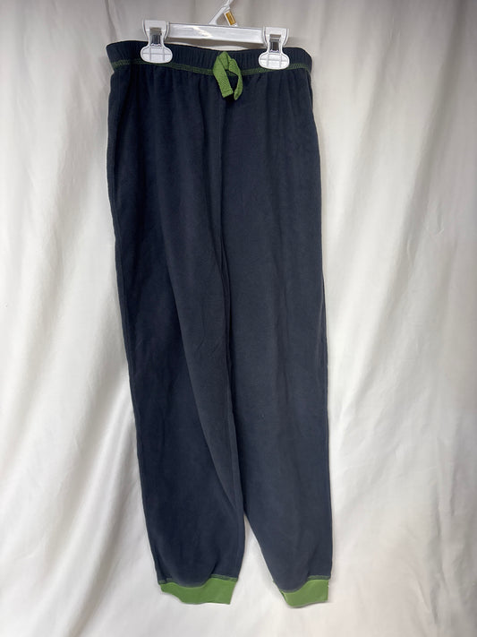St. Eve charcoal fleece PJ pant w/ green - size Youth - 14 (XL)