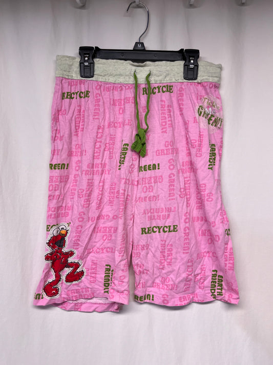Sesame Street Elmo sleep long shorts - pink - size Junior - M (7/9)