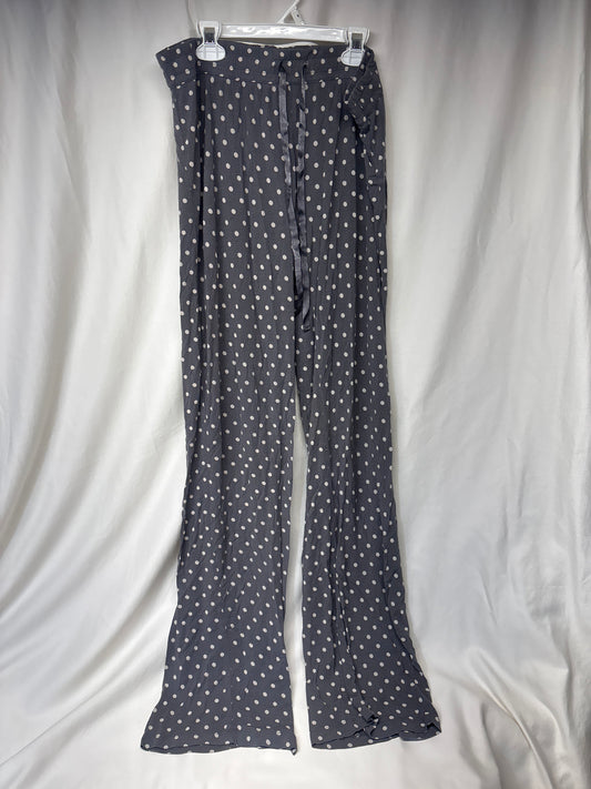 PJ Salvage grey polka dot PJ pants - size Women - L (12/14)