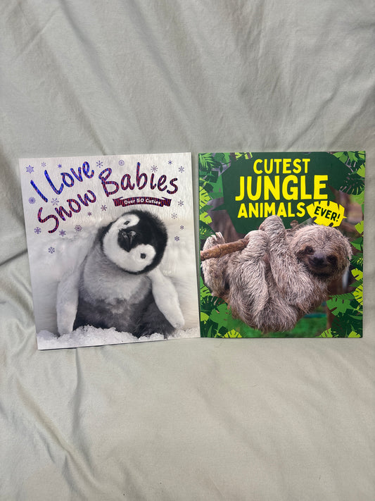 2 Cute Animal books - Cutest Jungle Animals