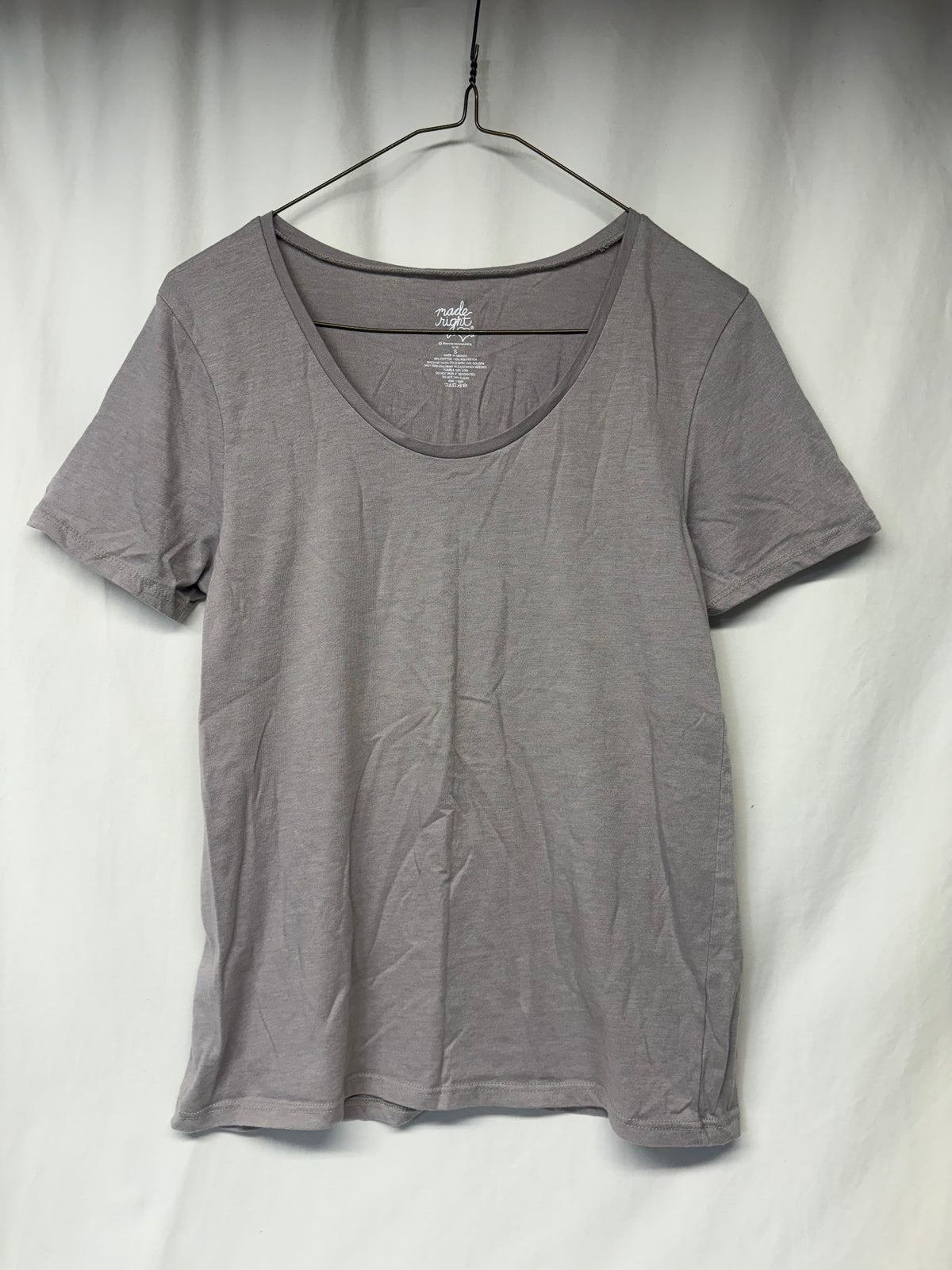 Made Right beige scoop neck s/s tee - size Women - S (4/6)